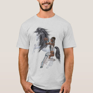 Camiseta Princesa nativa y camisas Stallion