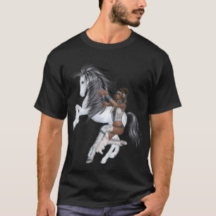 Camiseta Princesa nativa y camisas Stallion