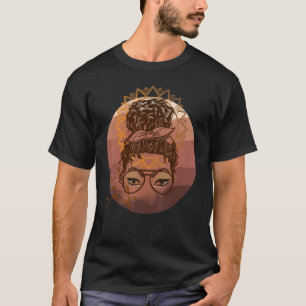 Camiseta Princesa negra Chica afroamericana