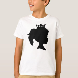 Camiseta Princesa negra Silhouette