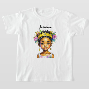 Camiseta Princesa Niña Personalizada de Color
