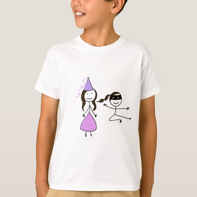 Camiseta Princesa Ninja Tee (para los chicas) (Anverso)