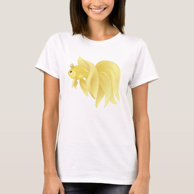 Camiseta Princesa pez dorado (Anverso)
