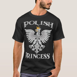 Camiseta Princesa Polaca Polonia Orgullo Águila Escudo P