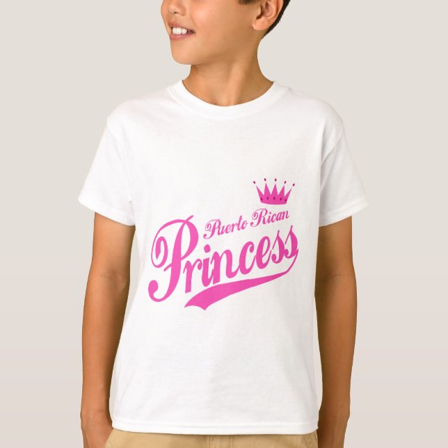 Camiseta Princesa puertorriqueña (Anverso)