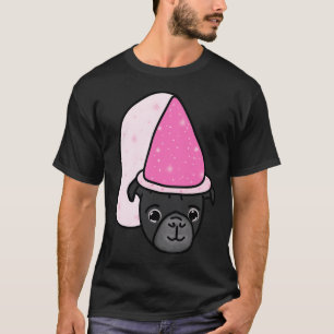 Camiseta Princesa Pug Negra