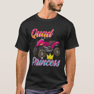 Camiseta Princesa Quad 4 Ruedas ATV Cuadriciclo Bicicleta M