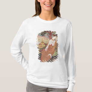 Camiseta Princesa que se sienta en un jardín, dinastía de