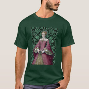 Camiseta Princesa Retrato Elizabeth Tudor, Reina