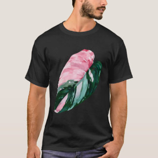 Camiseta Princesa Rosa Philodendron Planta Regalo Lover