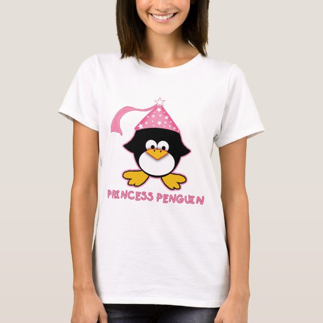 Camiseta Princesa rosada Penguin (Anverso)