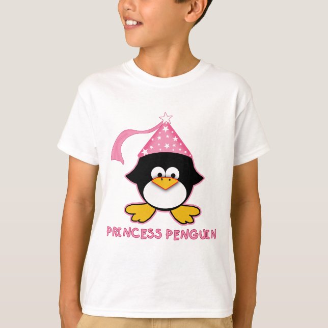 Camiseta Princesa rosada Penguin (Anverso)