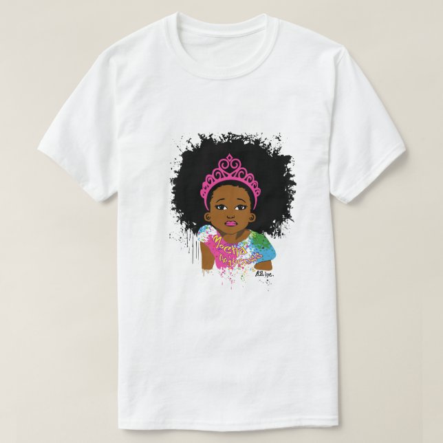Camiseta Princesa Shirt de la moca (Diseño del anverso)