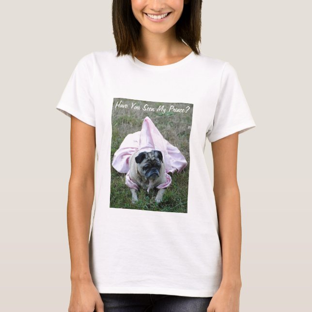 Camiseta Princesa Shirt del perro del barro amasado (Anverso)