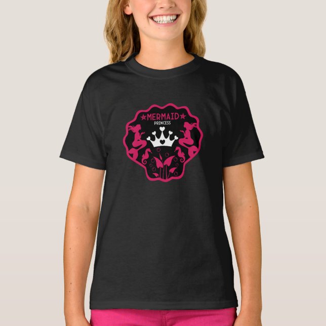 Camiseta Princesa Sirena Niña (Anverso)