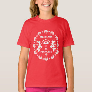 Camiseta Princesa Sirena Niña