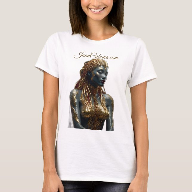 Camiseta Princesa Sirena Por Juan Cabana 2024 (Anverso)