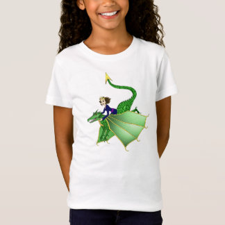 Camiseta Princesa T-shirt, edades 5 del dragón y para
