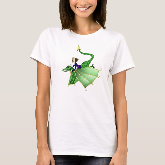 Camiseta Princesa T-shirt, mujeres del dragón (Anverso)