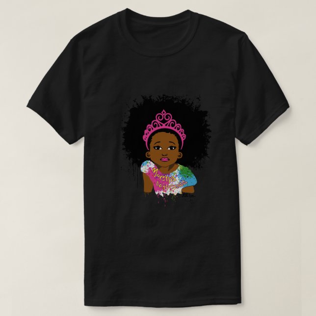 Camiseta Princesa T-Shirts de la moca (Diseño del anverso)