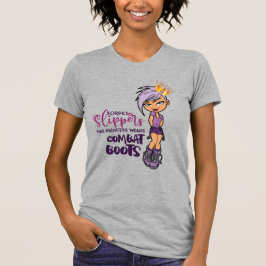 Camiseta Princesa Tee de Tomboy Morada (Heather)