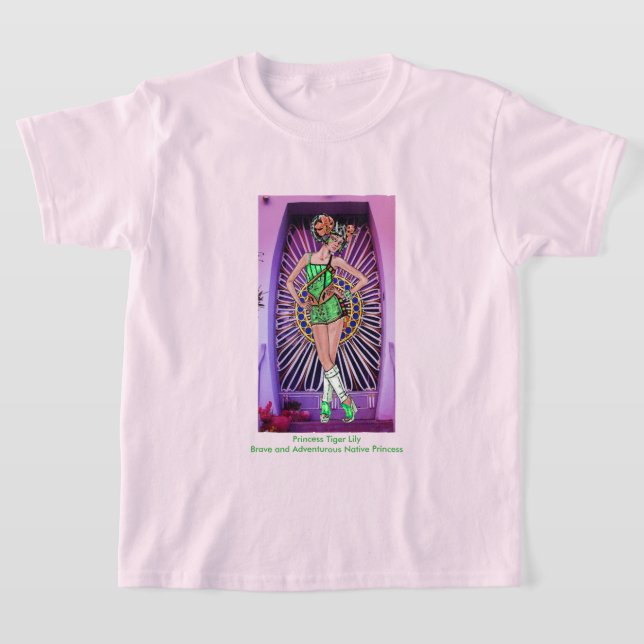 Camiseta Princesa Tiger Lily Valiente y Aventurera  (Distribución)
