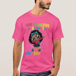 Camiseta Princesa Va A La Secundaria Dabbing Melanin B