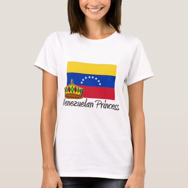 Camiseta Princesa venezolana (Anverso)