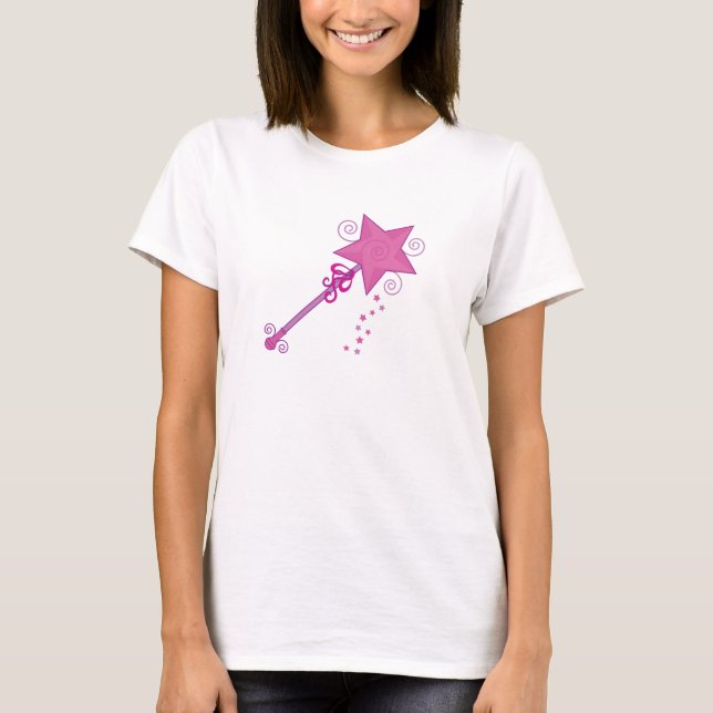 Camiseta Princesa Wand With Stars (Anverso)