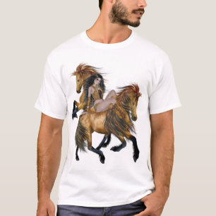 Camiseta Princesa y camisón de Stallions nativos de Estados