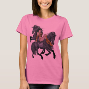 Camiseta Princesa y camisón de Stallions nativos de Estados