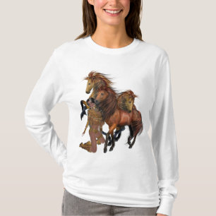 Camiseta Princesa y camisón de Stallions nativos de Estados