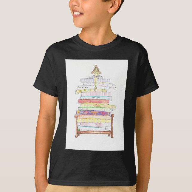 Camiseta princesa y el guisante (Anverso)