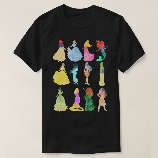 Camiseta Princesas acuarela Classic T-Shirt (Diseño del anverso)