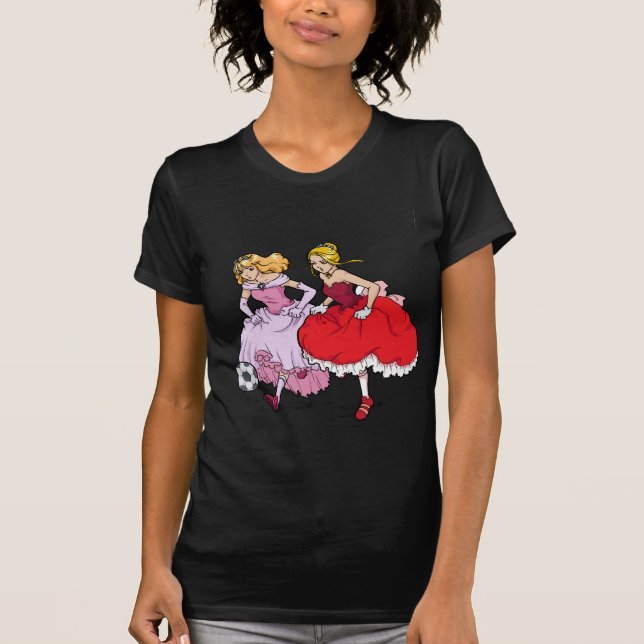 Camiseta Princesas del fútbol (Anverso)
