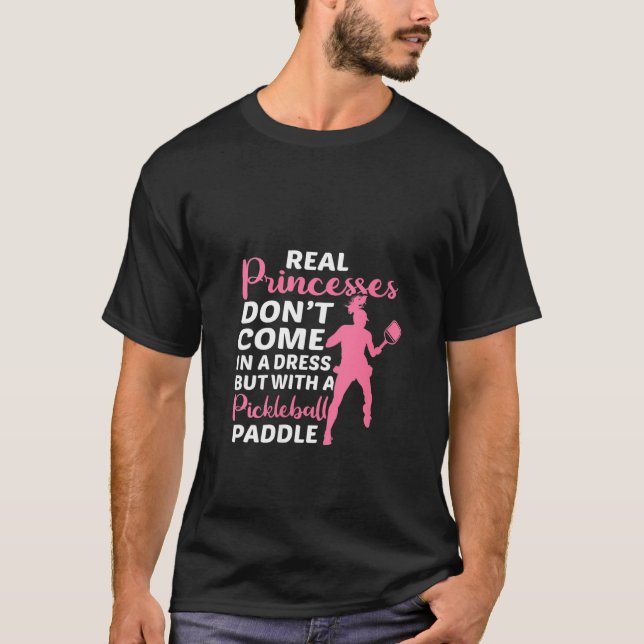 Camiseta Princesas Reales Con Gi De Pickleball (Anverso)