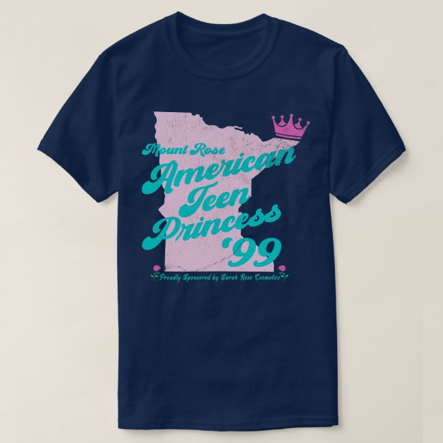 Camiseta Princess adolescente (Diseño del anverso)