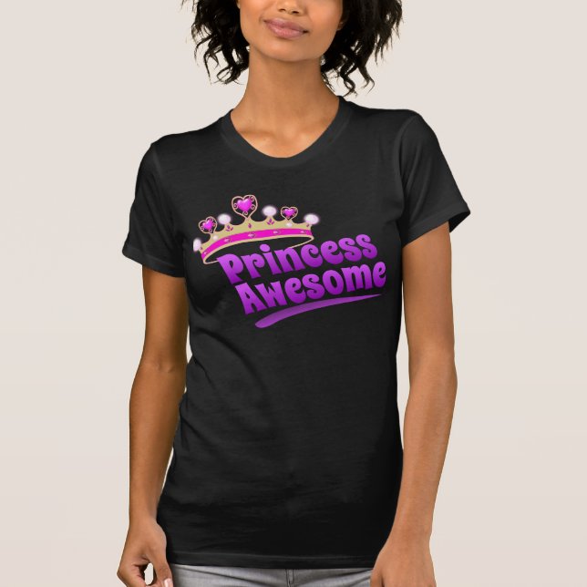 Camiseta Princess Awesome (Anverso)