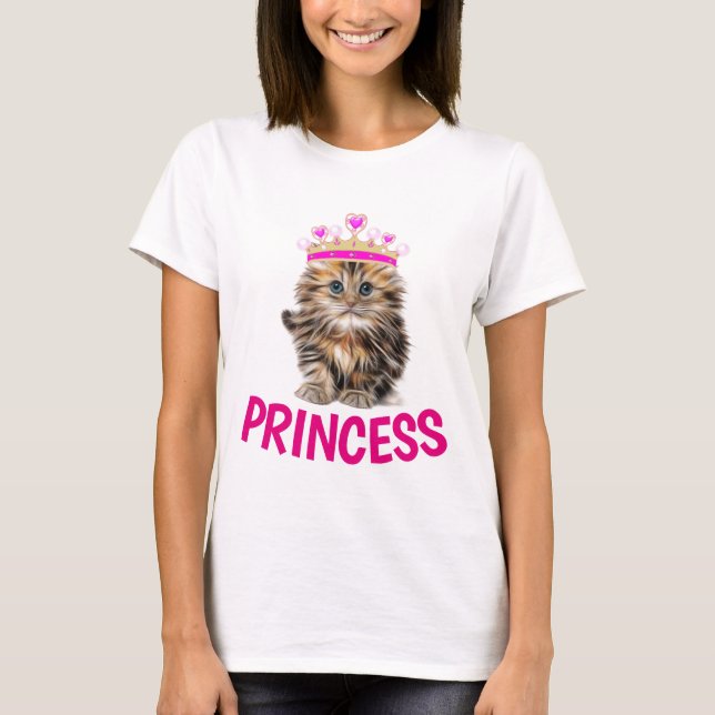 Camiseta PRINCESS CAT kITTEN T-Shirts (Anverso)