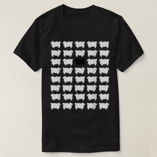 Camiseta Princess diana black sheep   (Diseño del anverso)