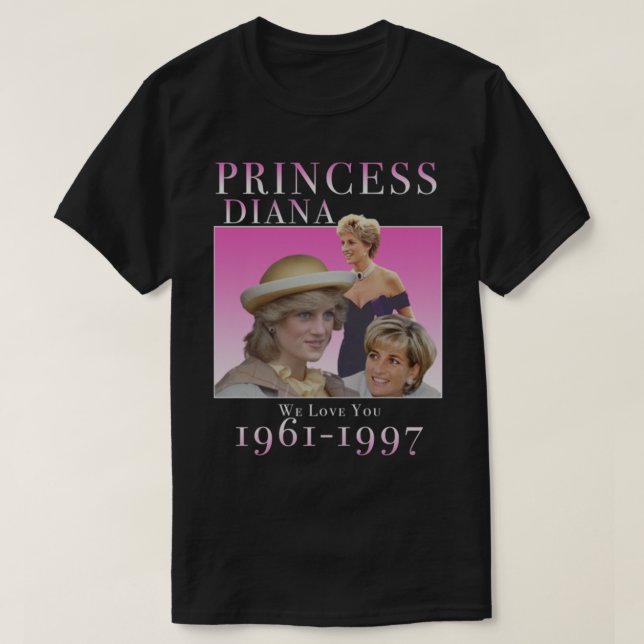Camiseta Princess Diana Homage Active (Diseño del anverso)