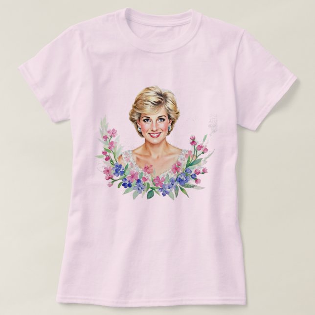 Camiseta Princess Diana of England, Princess of Wales (Diseño del anverso)