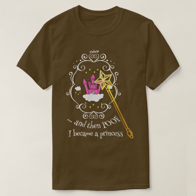 Camiseta Princess Fairy Story Wand Poof (Diseño del anverso)