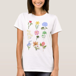 Camiseta Princess Flowers