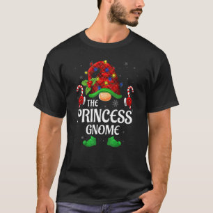 Camiseta Princess Gnome Búfalo Red Plaid Mating Family C
