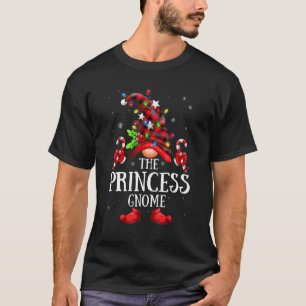 Camiseta Princess Gnome Luces Red Plaid Mating Family Ch