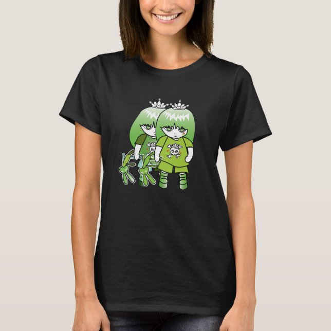 Camiseta Princess Green (Anverso)