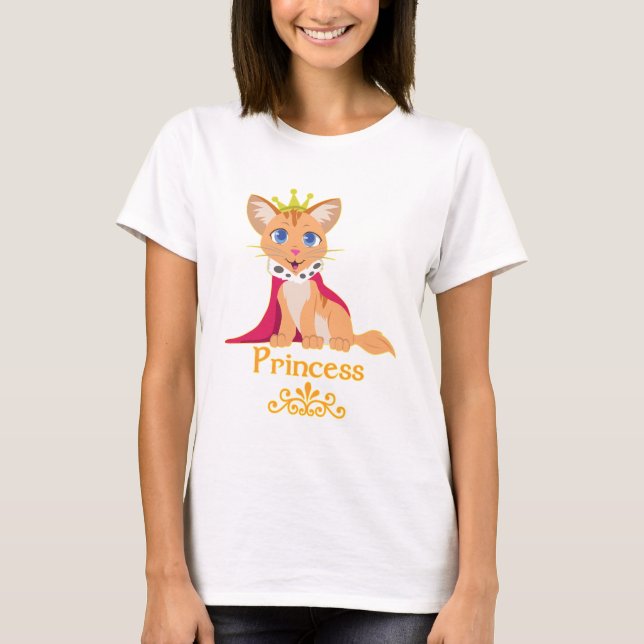 Camiseta Princess Kitten (Anverso)