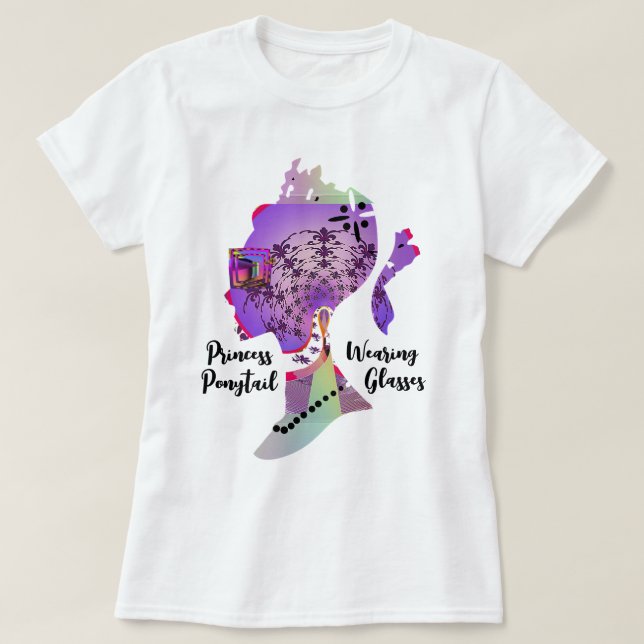 Camiseta Princess Ponytail con lentes (Diseño del anverso)