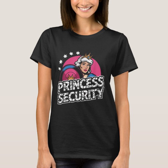 Camiseta Princess Security Birthday Dad &amp; Mom Boys Brot (Anverso)